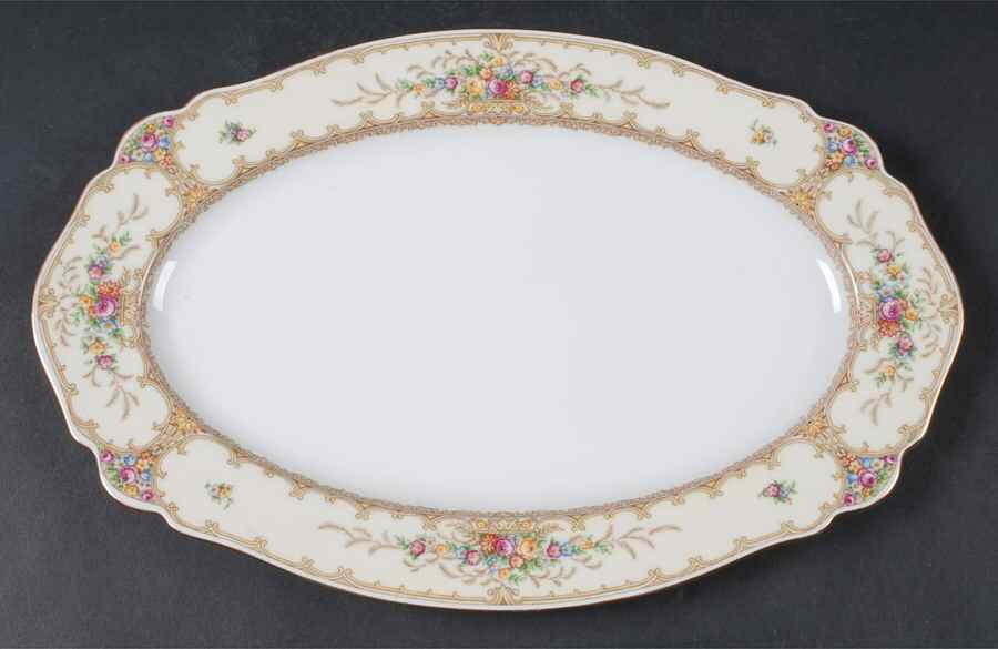 Meadowbrook 12" Oval Serving Platter by Paul Muller-1