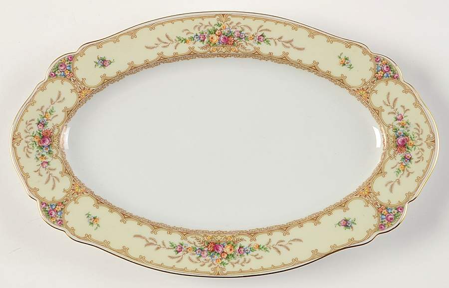 Meadowbrook 11" Oval Serving Platter by Paul Muller-1
