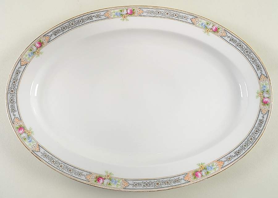 Melba 16" Oval Serving Platter by Paul Muller-1
