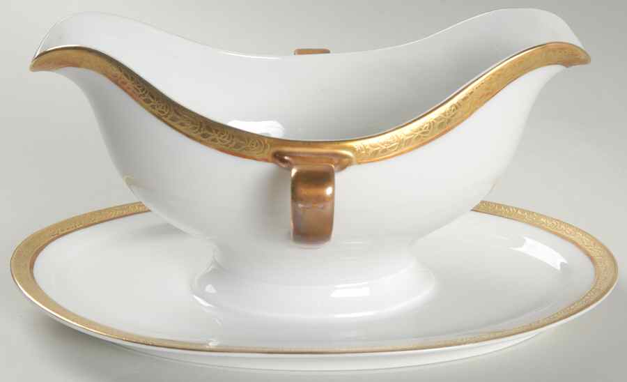 MUE4 Gravy Boat with Attached Underplate by Paul Muller-1
