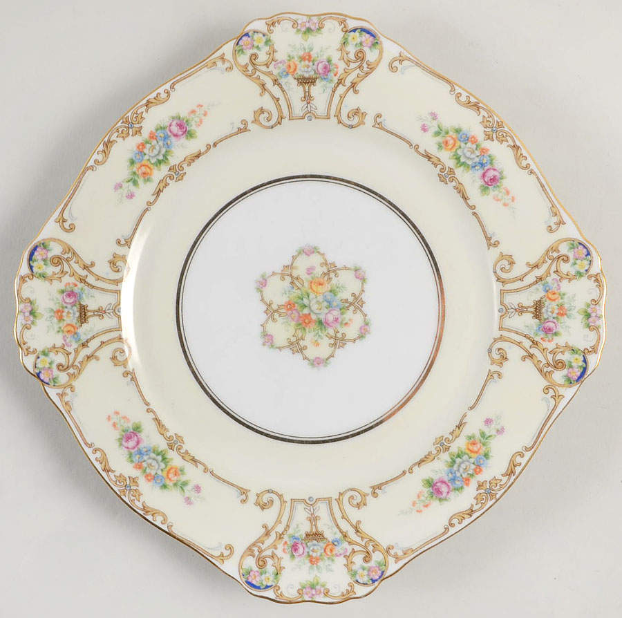 The Newport Square Luncheon Plate by Paul Muller-1