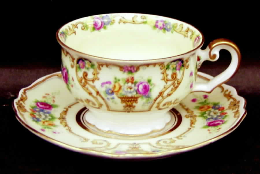 The Newport Footed Demitasse Cup & Saucer Set by Paul Muller-1