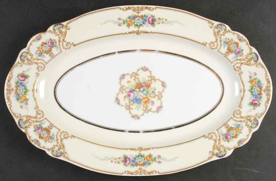 The Newport 14" Oval Serving Platter by Paul Muller-1