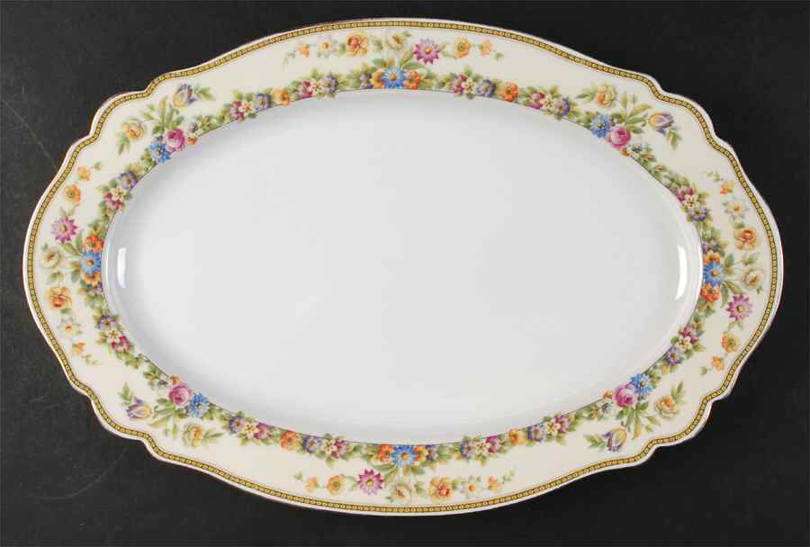 The Norfolk 16" Oval Serving Platter by Paul Muller-1