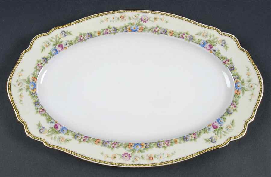 The Norfolk 12" Oval Serving Platter by Paul Muller-1