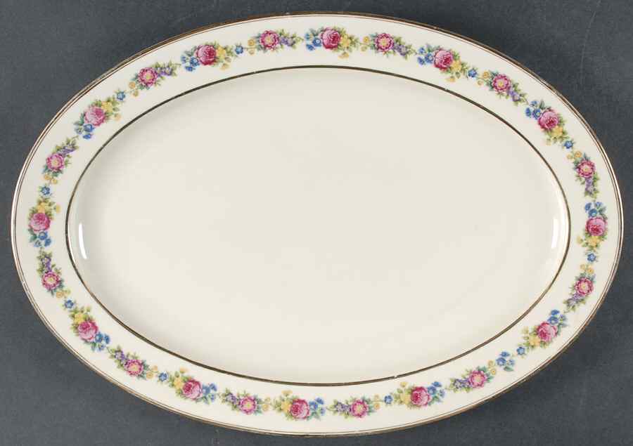 Royal York 16" Oval Serving Platter by Paul Muller-1