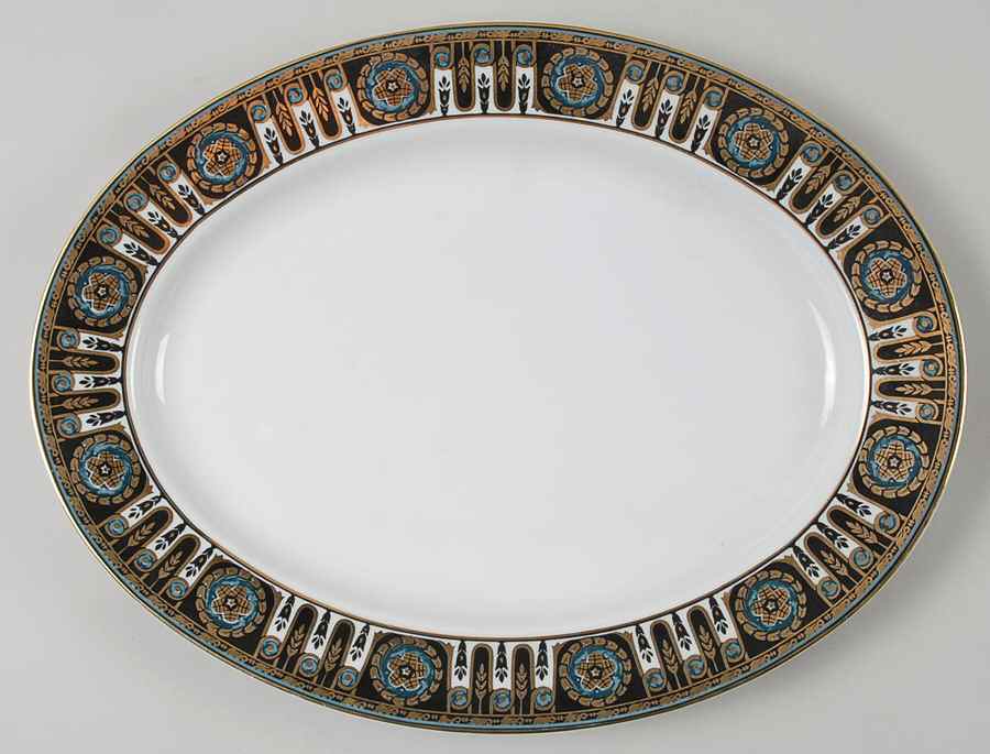 Buckingham 13" Oval Serving Platter by Muirfield-1
