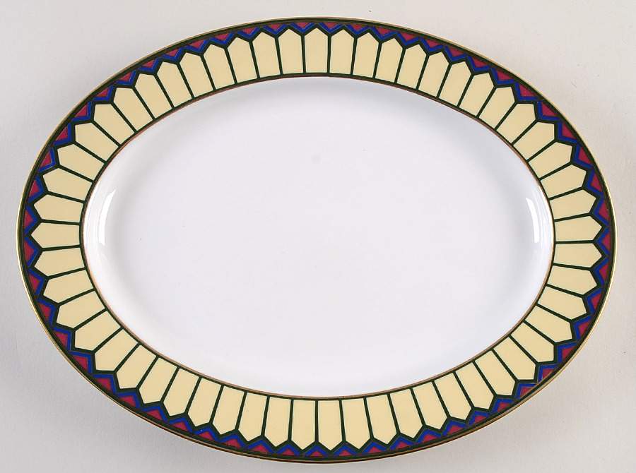 Crete 13" Oval Serving Platter by Muirfield-1