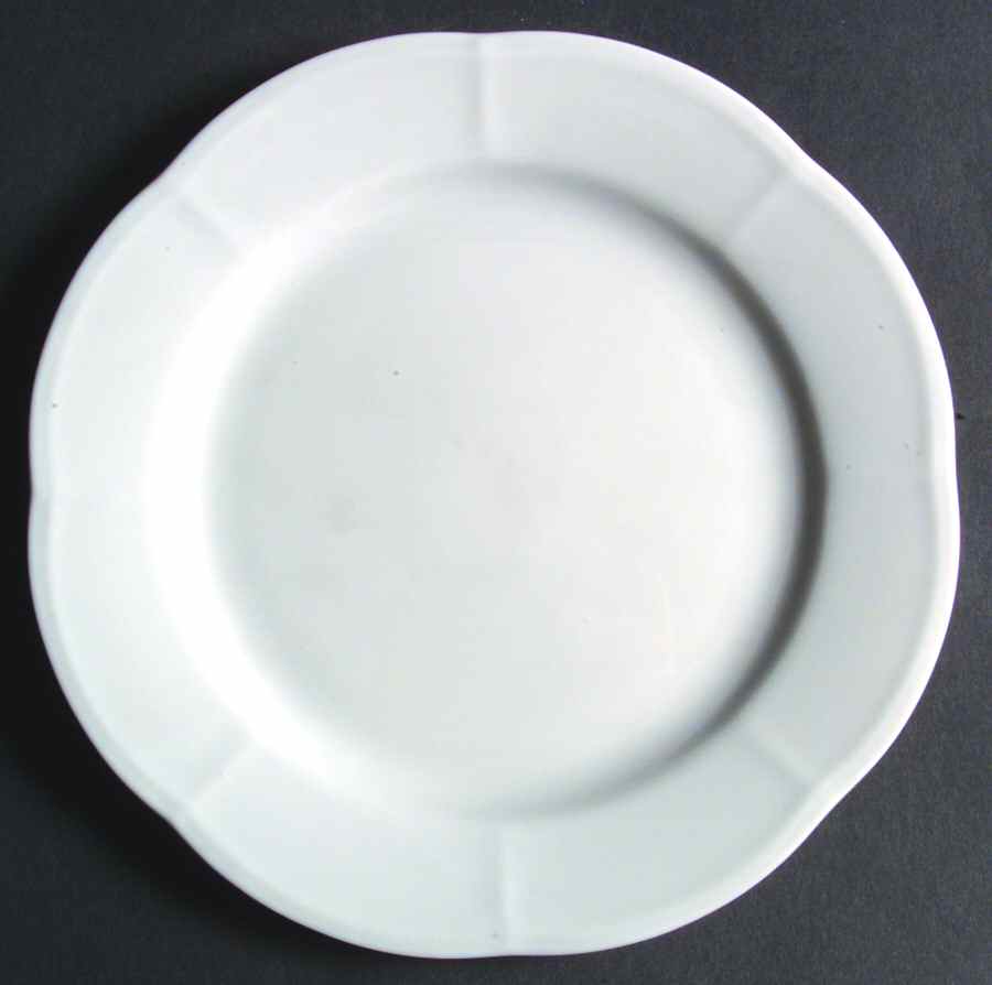 Embossed White Salad Plate by Muirfield-1