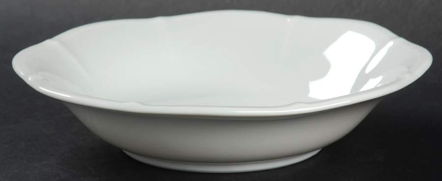 Embossed White Fruit/Dessert (Sauce) Bowl by Muirfield-1