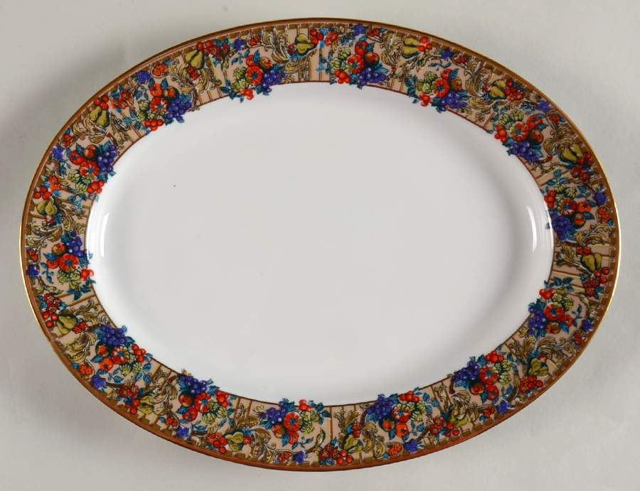 Florence 13" Oval Serving Platter by Muirfield-1