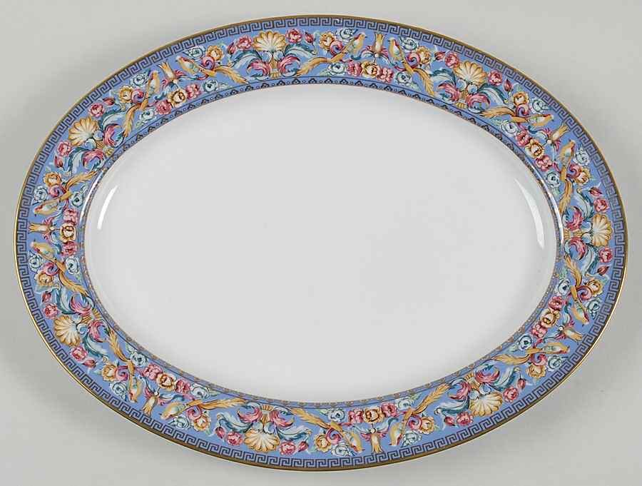 French Court 13" Oval Serving Platter by Muirfield-1