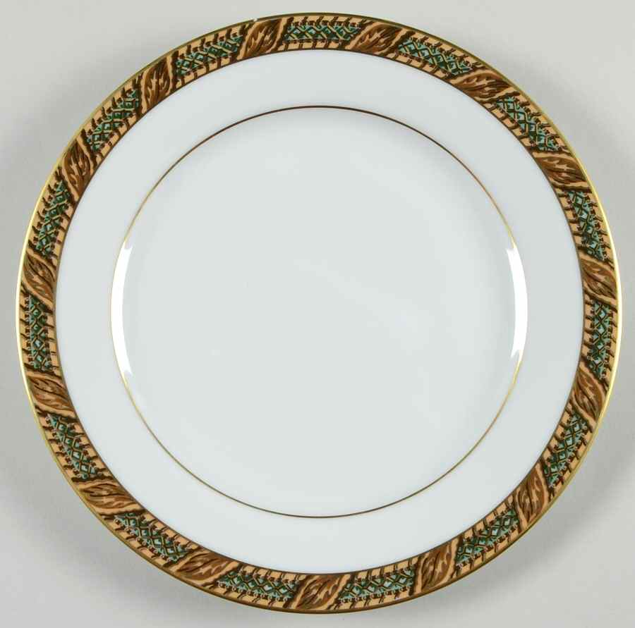 French Scroll Salad Plate by Muirfield-1