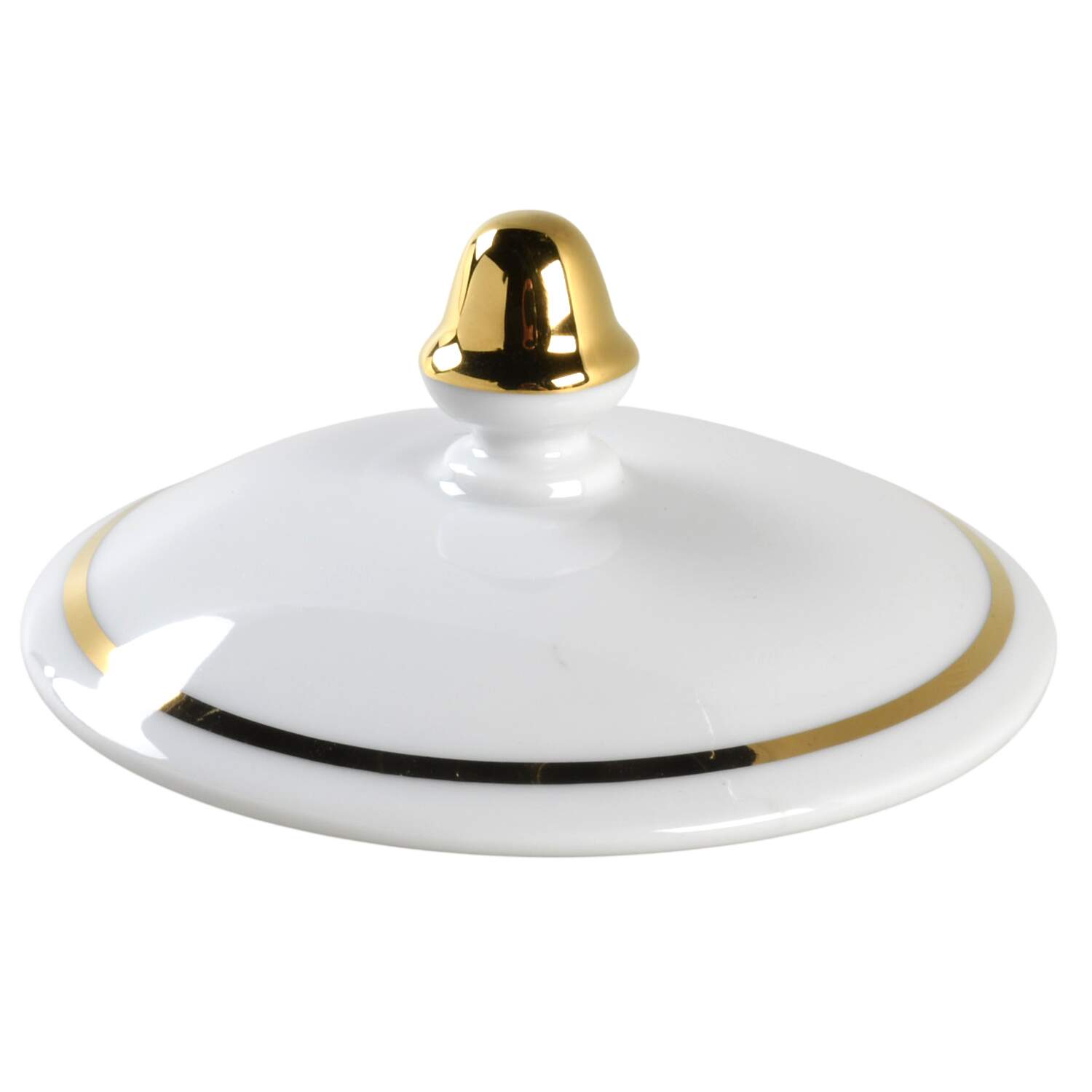 Golden Leaf Lid for Sugar Bowl by Muirfield-1