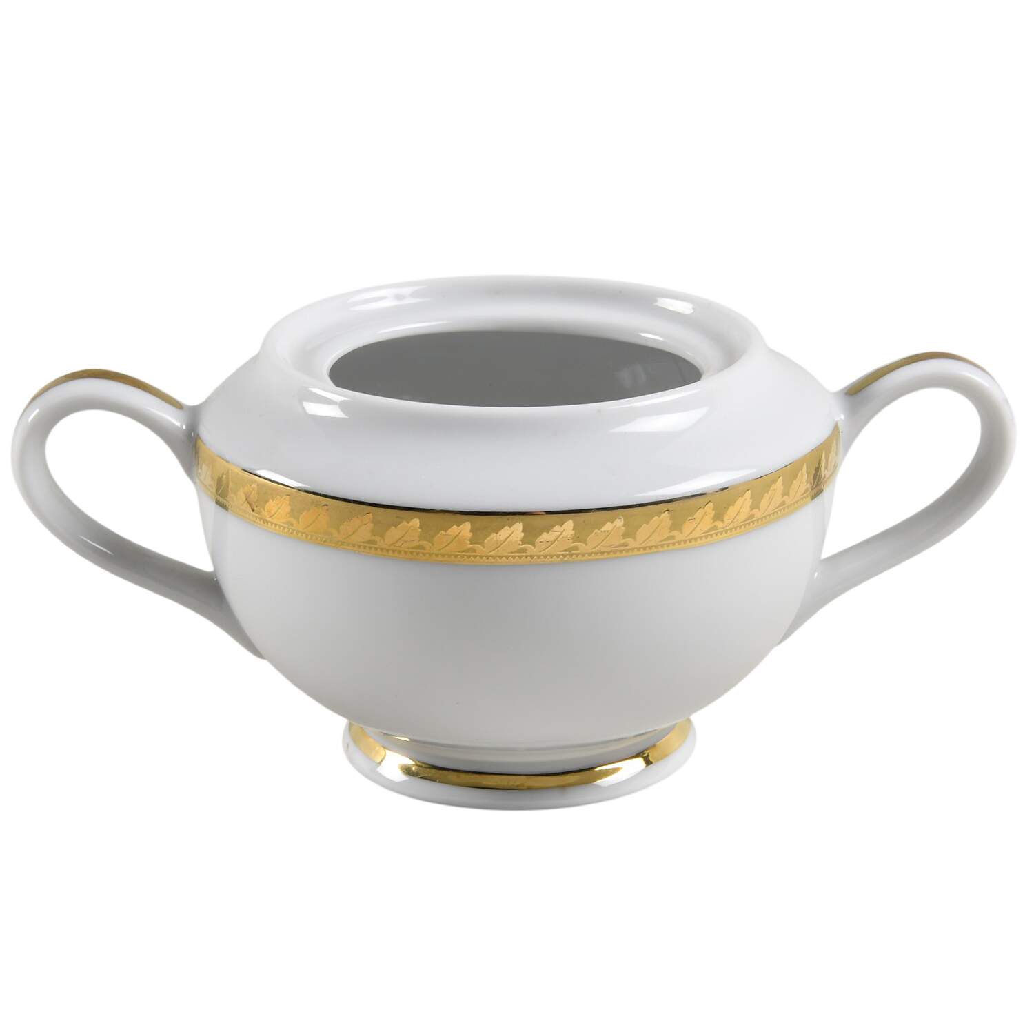 Golden Leaf Sugar Bowl No Lid by Muirfield-1