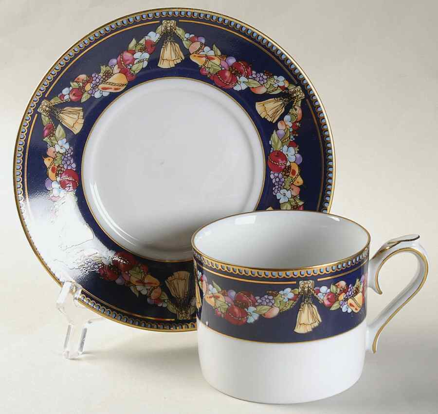 Grand Elegance Flat Cup & Saucer Set by Muirfield-1