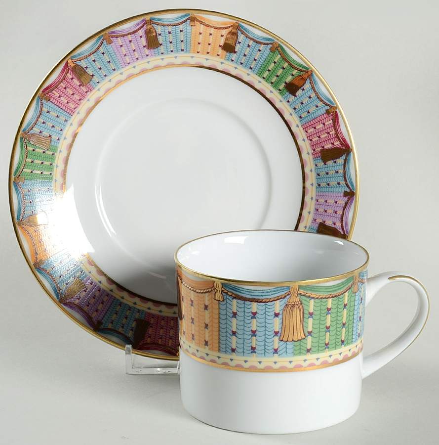 Imperial Elegance Flat Cup & Saucer Set by Muirfield-1