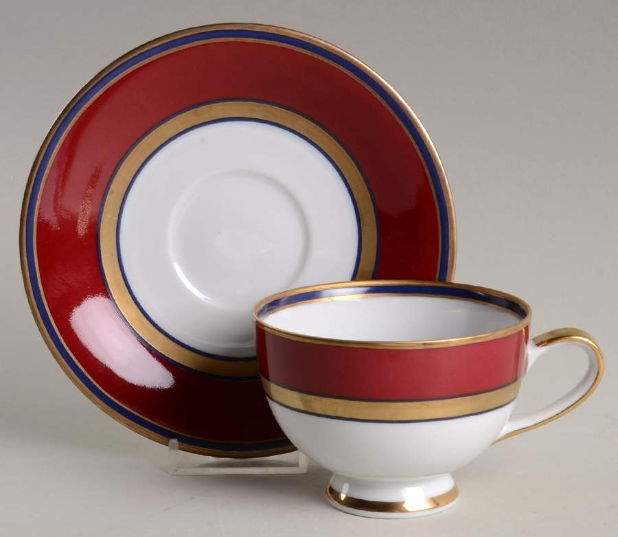 Imperial Palace Footed Cup & Saucer Set by Muirfield-1
