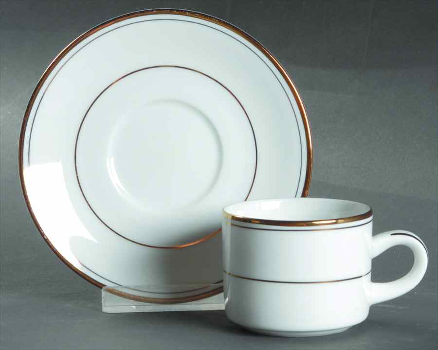 Infinity Flat Demitasse Cup & Saucer Set by Muirfield-1
