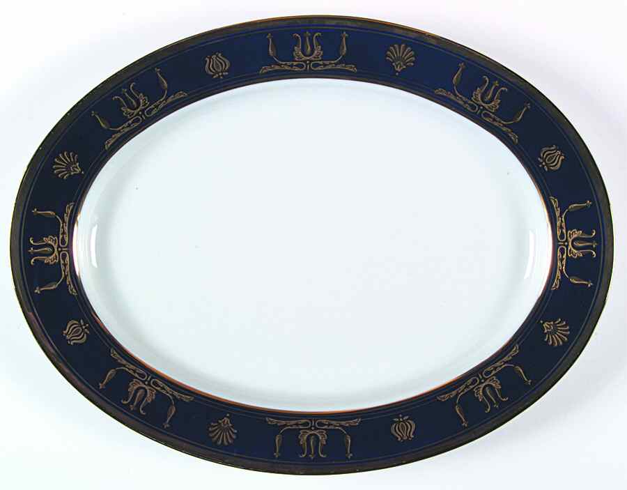 Kings Court 13" Oval Serving Platter by Muirfield-1