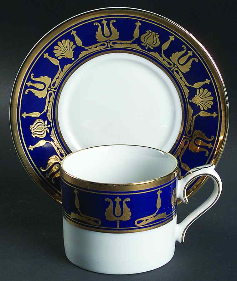 Kings Court Flat Cup & Saucer Set by Muirfield-1