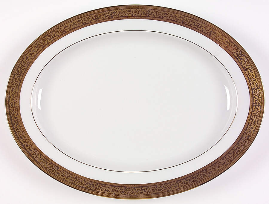 Magnificence 16" Oval Serving Platter by Muirfield-1