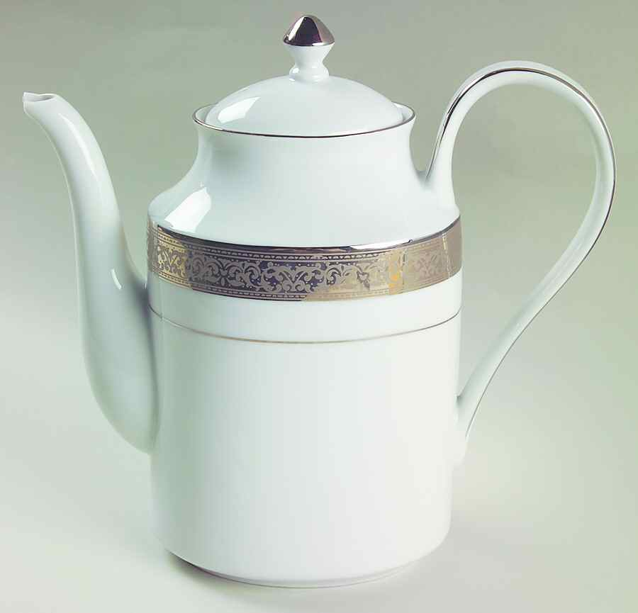 Magnificence Platinum Coffee Pot & Lid by Muirfield-1