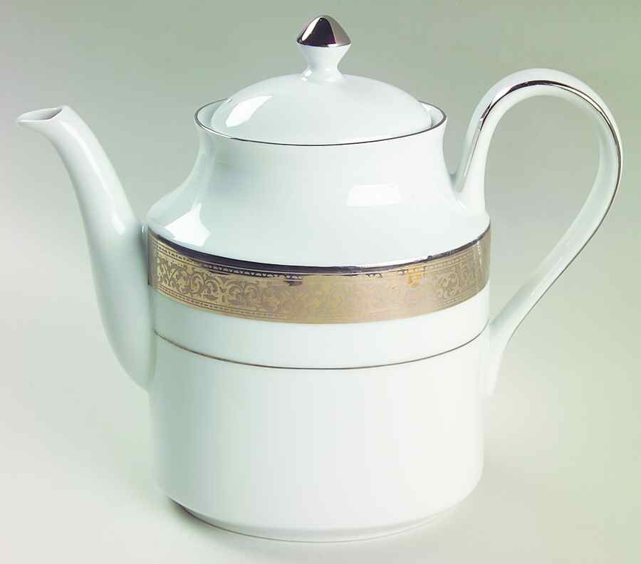 Magnificence Platinum Teapot & Lid by Muirfield-1