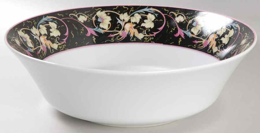 Midnight Garden 9" Round Vegetable Bowl by Muirfield-1