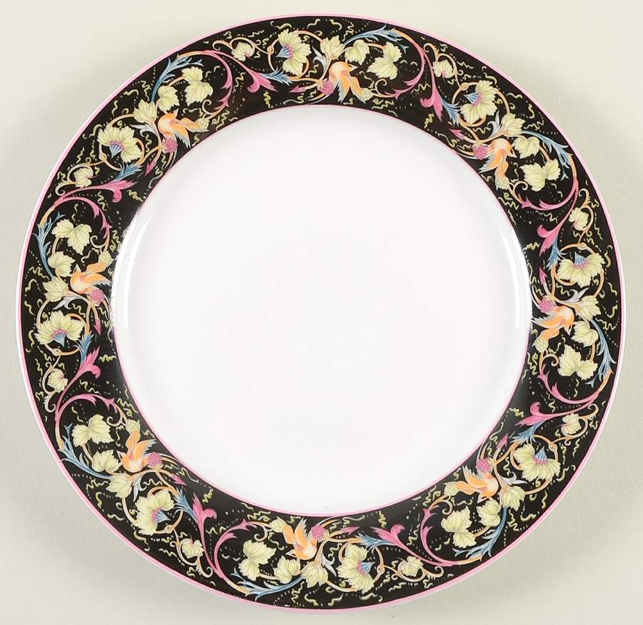 Midnight Garden Salad Plate by Muirfield-1