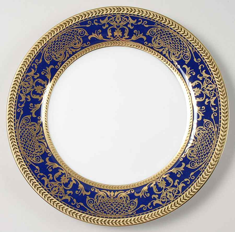 Pompadour Blue Salad Plate by Muirfield-1