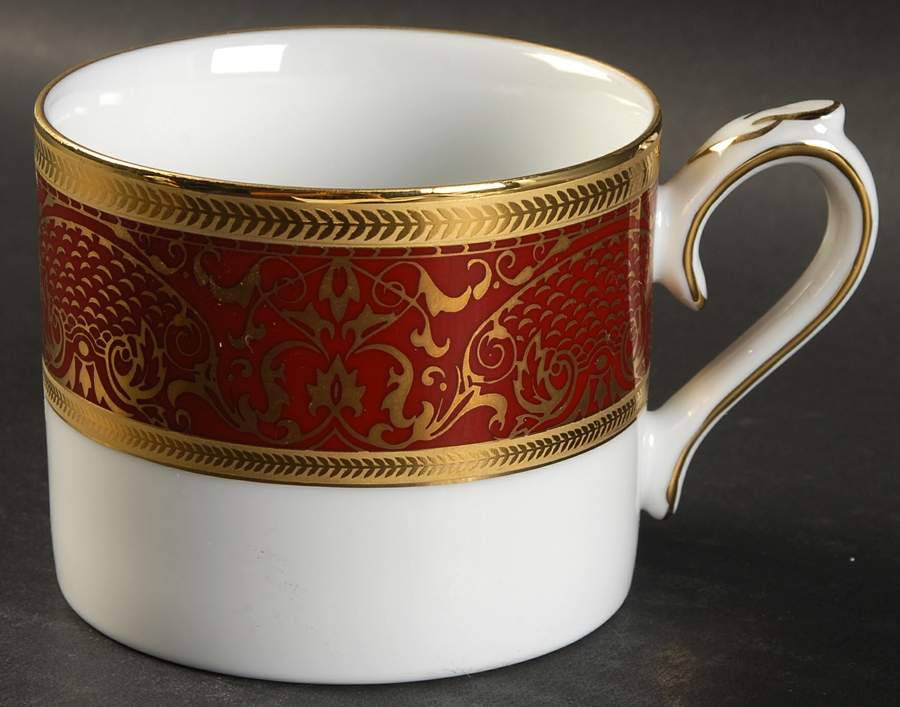 Pompadour Ruby Flat Cup by Muirfield-1
