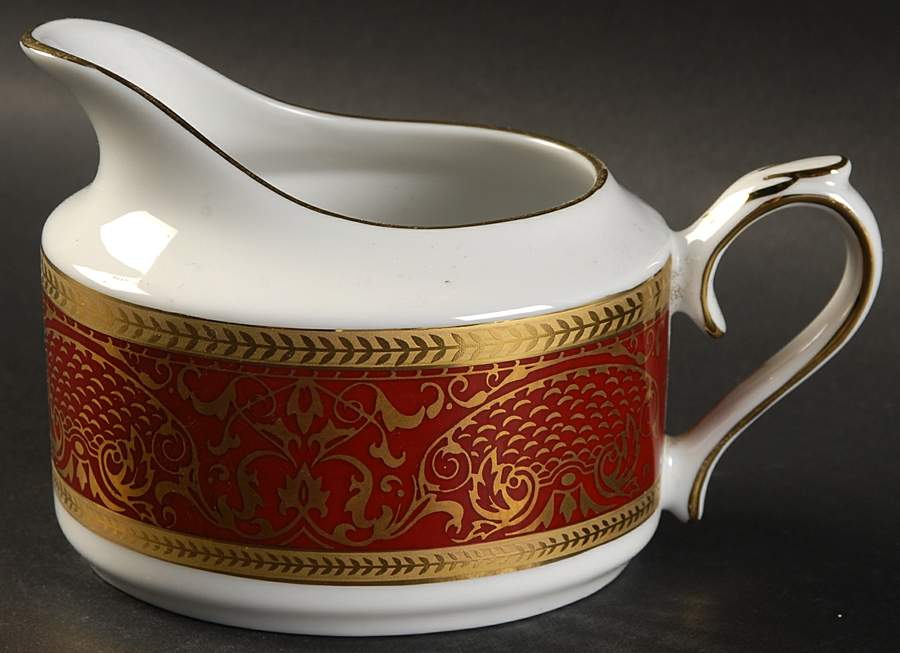 Pompadour Ruby Creamer by Muirfield-1