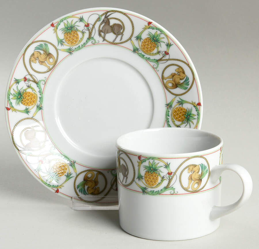 Renaissance Flat Cup & Saucer Set by Muirfield-1