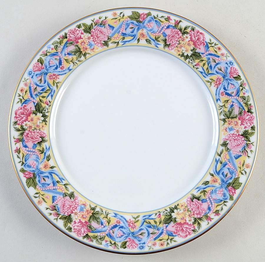 Ribbons & Pearls Dinner Plate by Muirfield-1