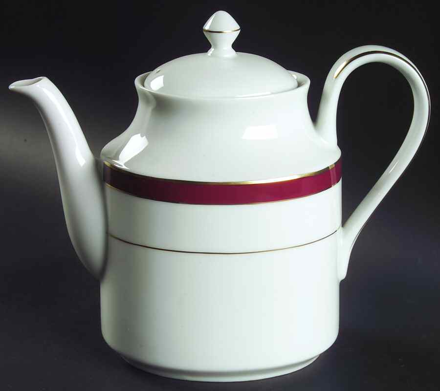 Royal Bordeaux Teapot & Lid by Muirfield-1