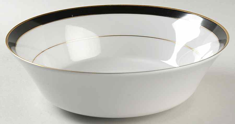 Royal Ebony 9" Round Vegetable Bowl by Muirfield-1