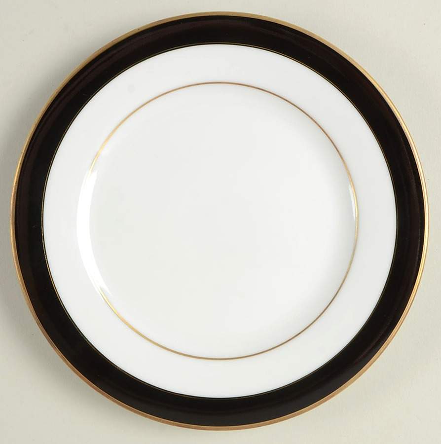 Royal Ebony Bread & Butter Plate by Muirfield-1