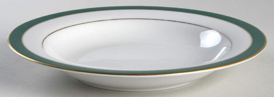 Royal Jade Large Rim Soup Bowl by Muirfield-1