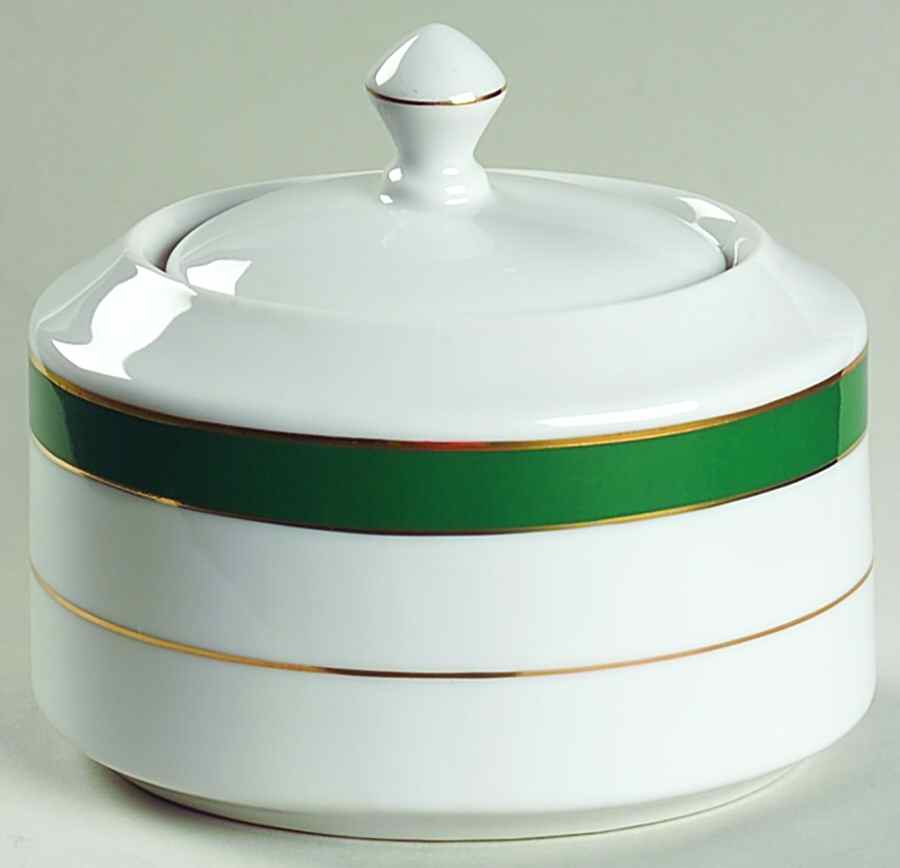 Royal Jade Sugar Bowl & Lid by Muirfield-1