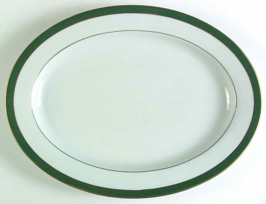 Royal Jade 16" Oval Serving Platter by Muirfield-1