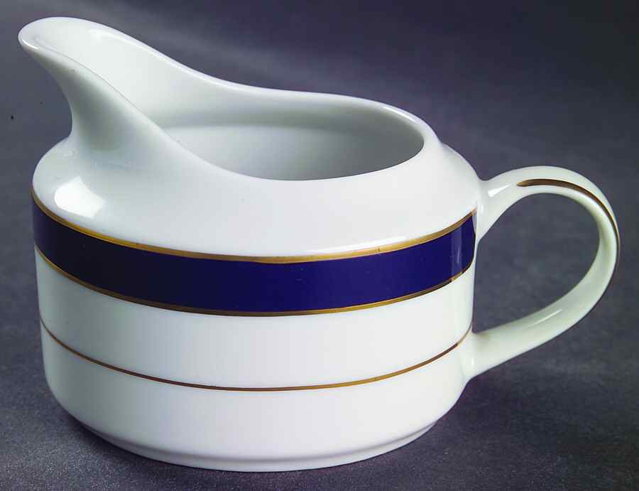 Royal Lapis (Navy Blue Band) Creamer by Muirfield-1