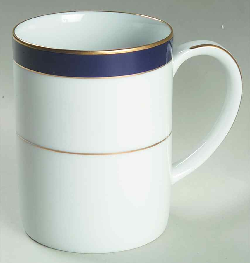 Royal Lapis (Navy Blue Band) Mug by Muirfield-1