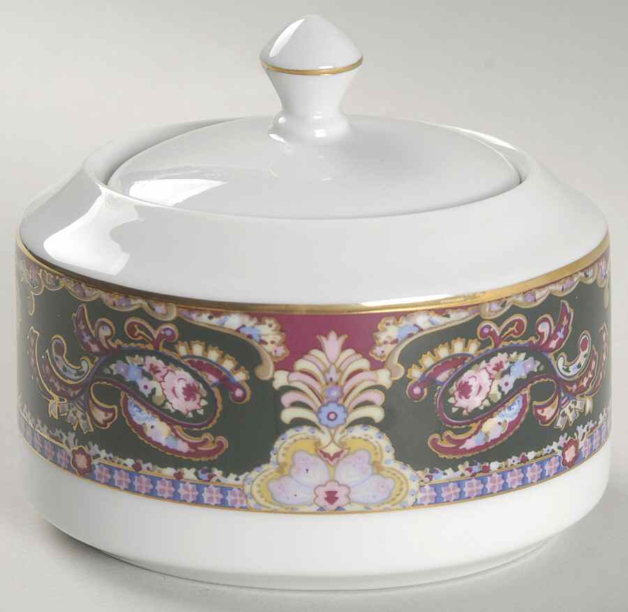 Royal Paisley Sugar Bowl & Lid by Muirfield-1