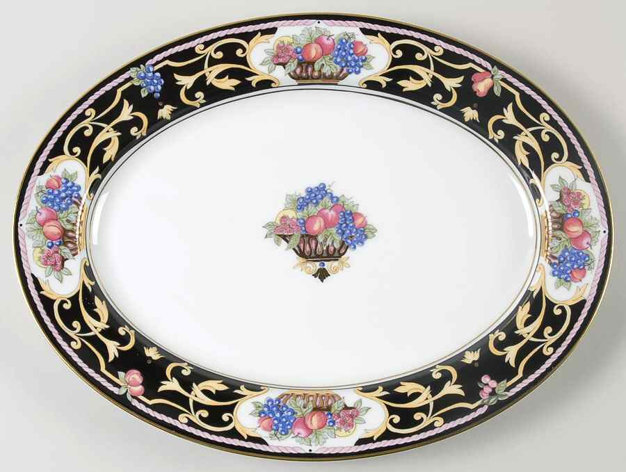 Windsor Court 13" Oval Serving Platter by Muirfield-1