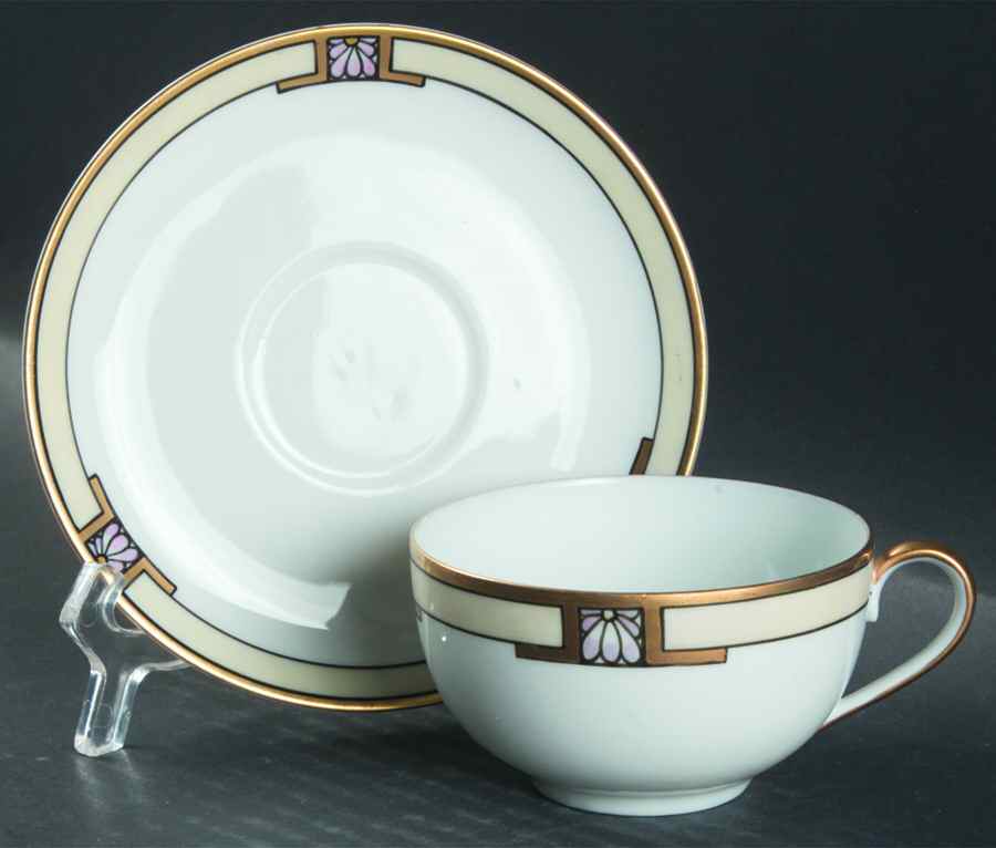 Diana Flat Cup & Saucer Set by Mutual Art Studios-1