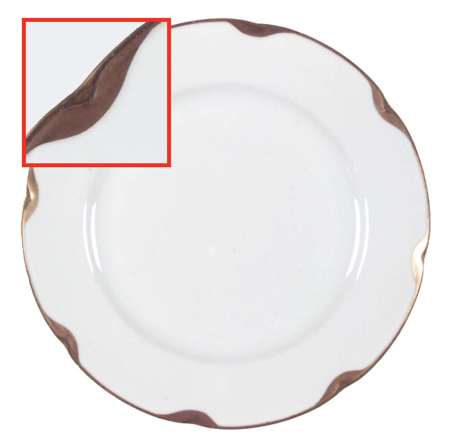 Veragold Dinner Plate by Mutual Art Studios-1