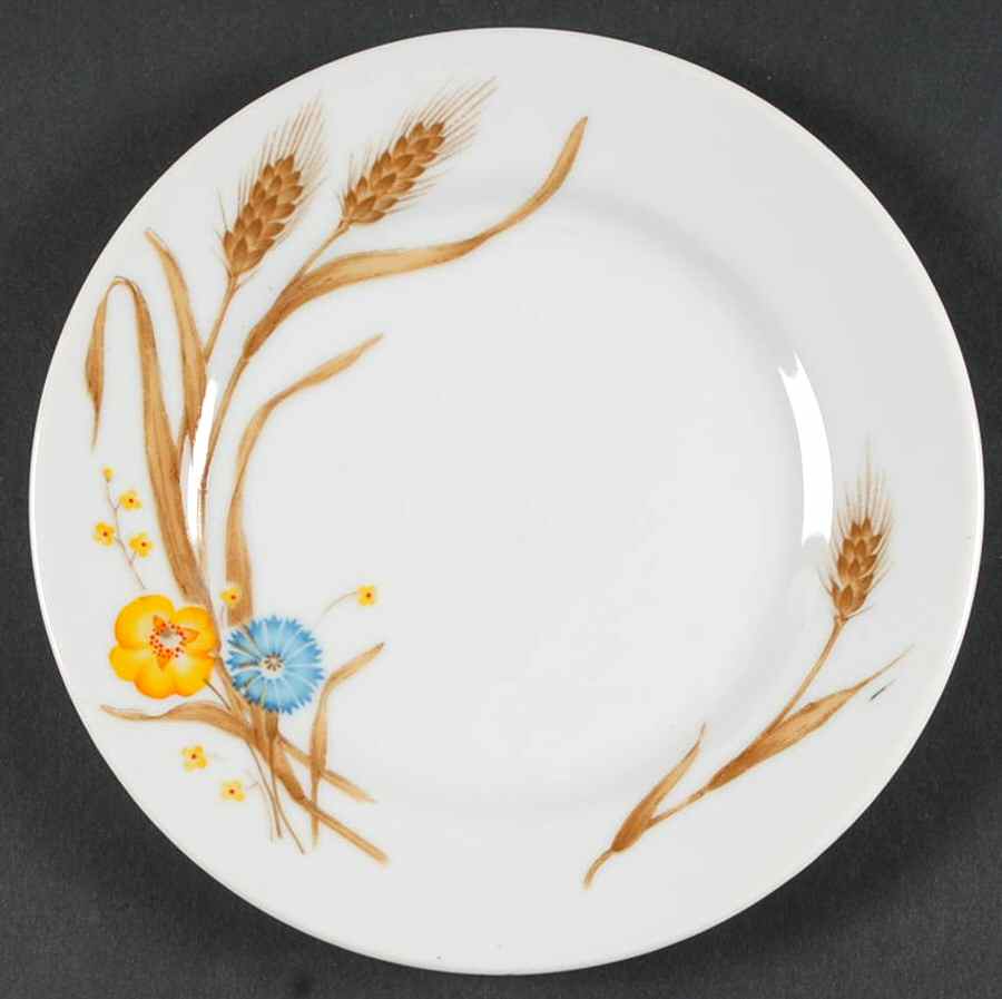 Autumn Bread & Butter Plate by Montgomery Ward-1