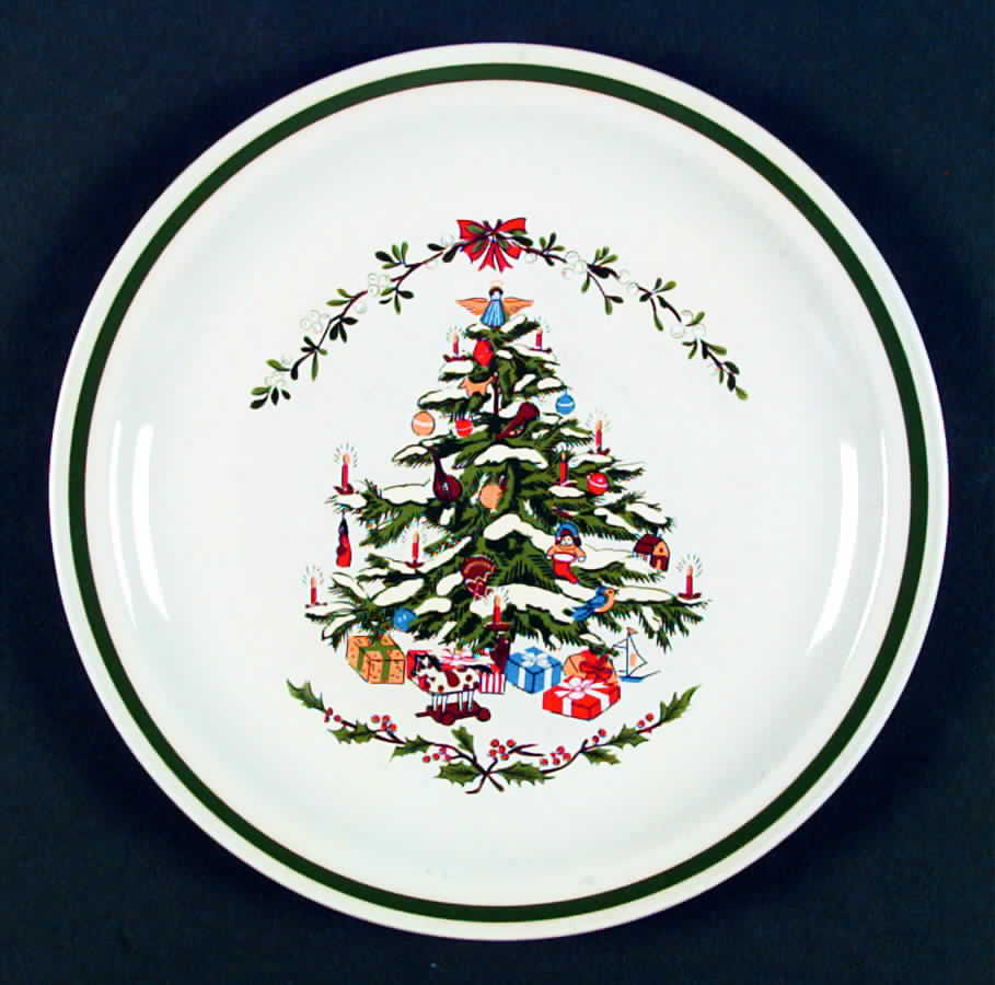 Holiday Dinner Plate by Montgomery Ward-1
