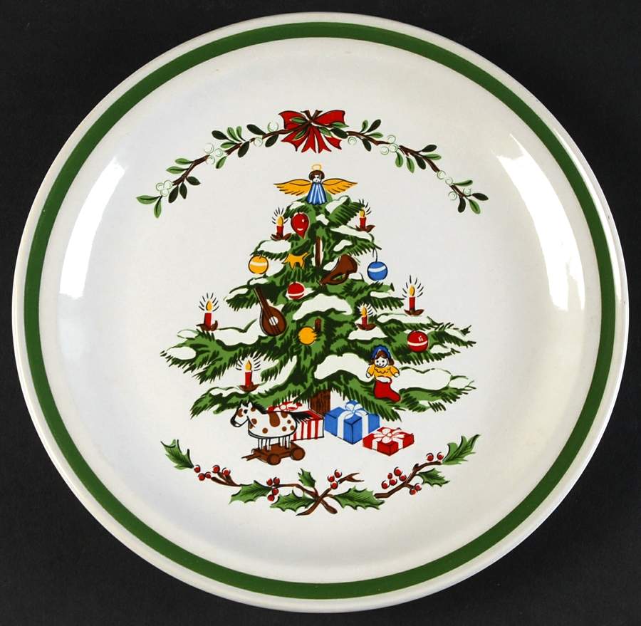 Holiday Salad Plate by Montgomery Ward-1